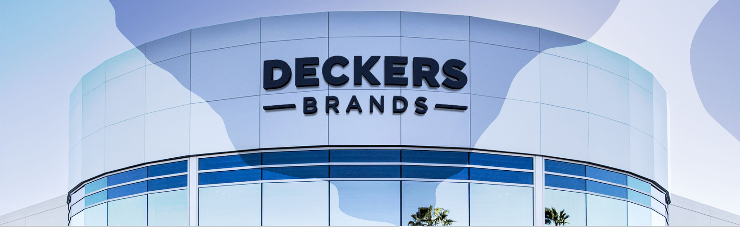 Deckers headquarters building and logo sign