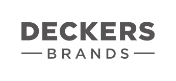 Deckers brands word mark logo